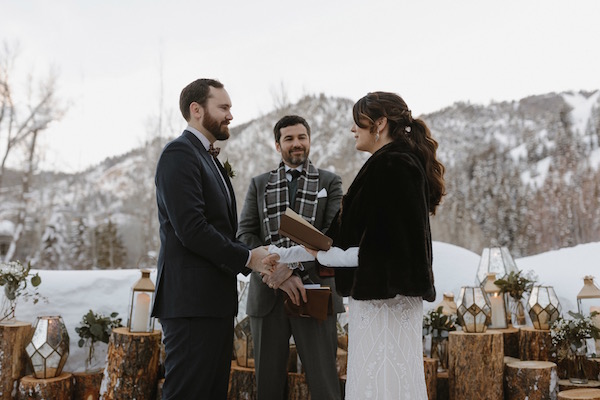 Winter Wedding, Sun Valley Idaho